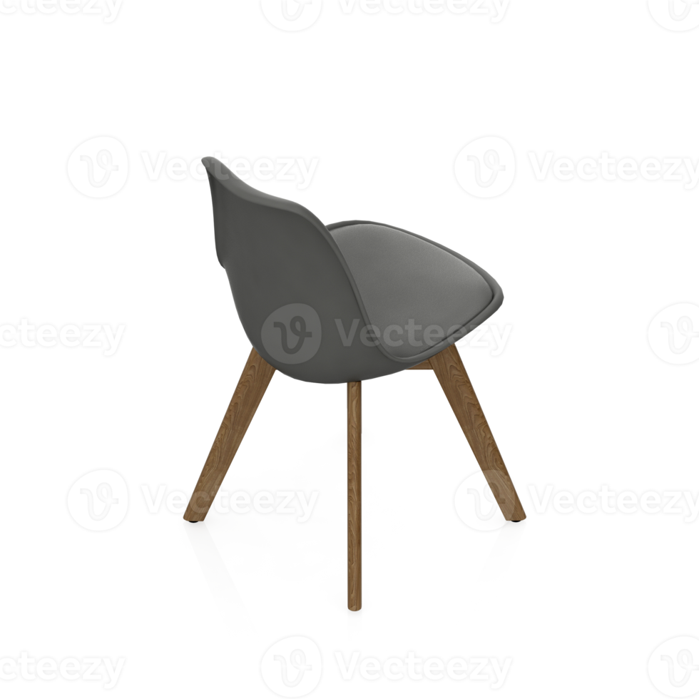 Isometric Chair 3D isolated rendering png