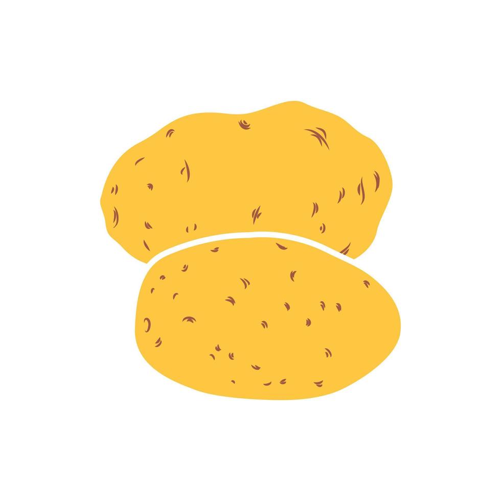 icono de papas, estilo simple vector