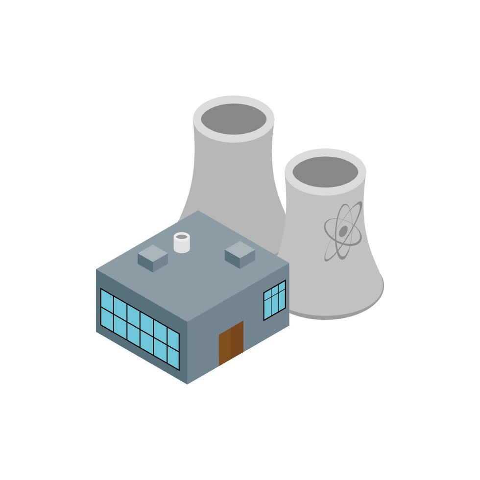 Factory isometric 3d icon vector