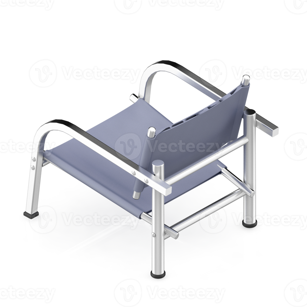 Isometric Chair 3D isolated rendering 14168342 PNG