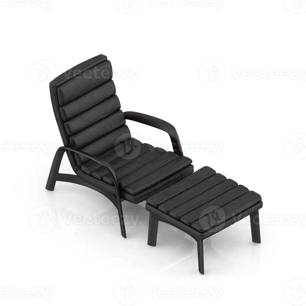 Isometric Armchair Isolated 3D render png