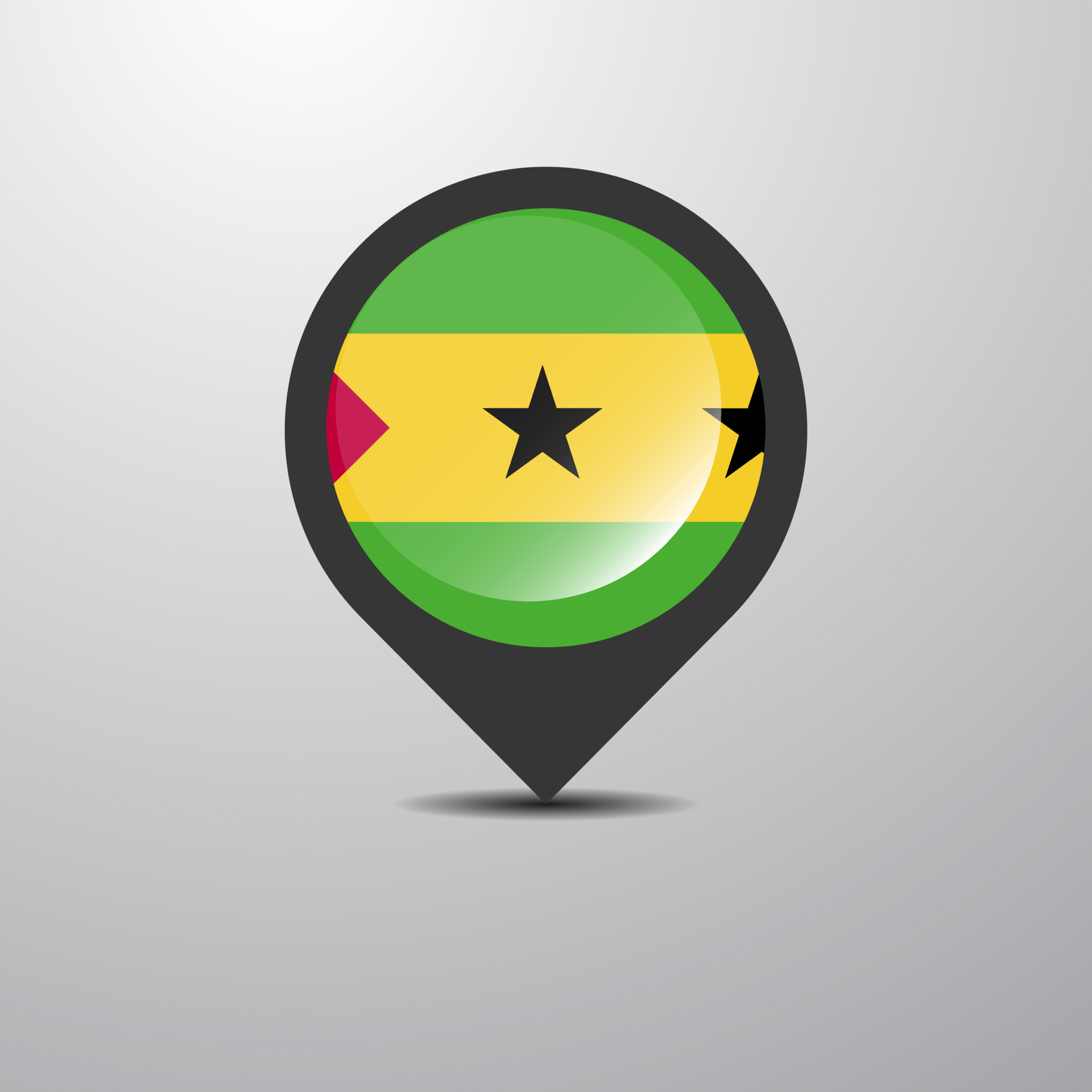 Sao Tome and Principe Map Pin 14168436 Vector Art at Vecteezy