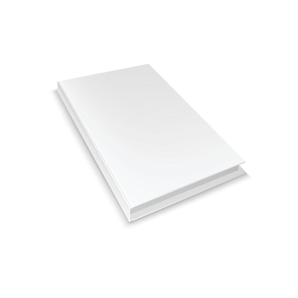 Blank book cover template 14168505 Vector Art at Vecteezy