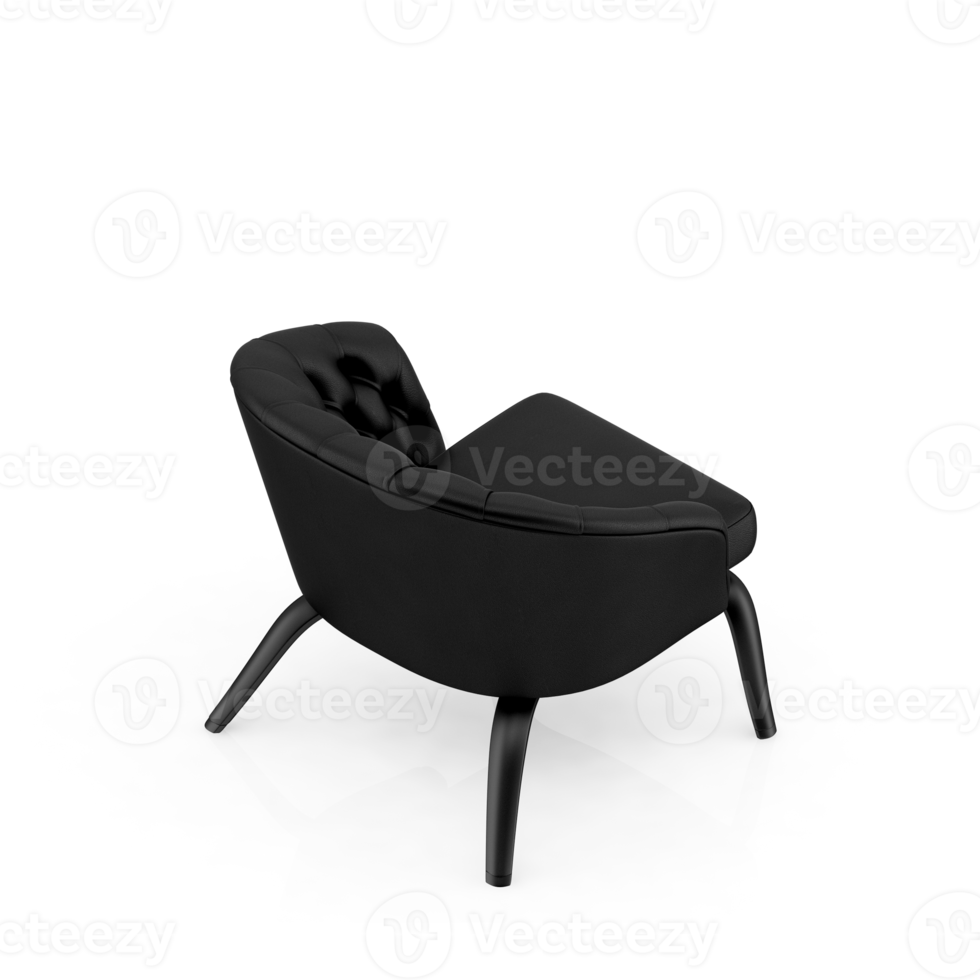 Isometric Chair 3D isolated rendering png