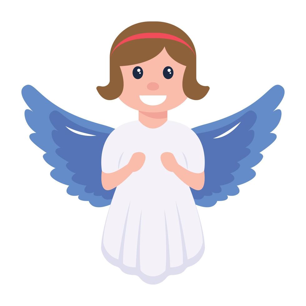 Modern flat vector of fairy