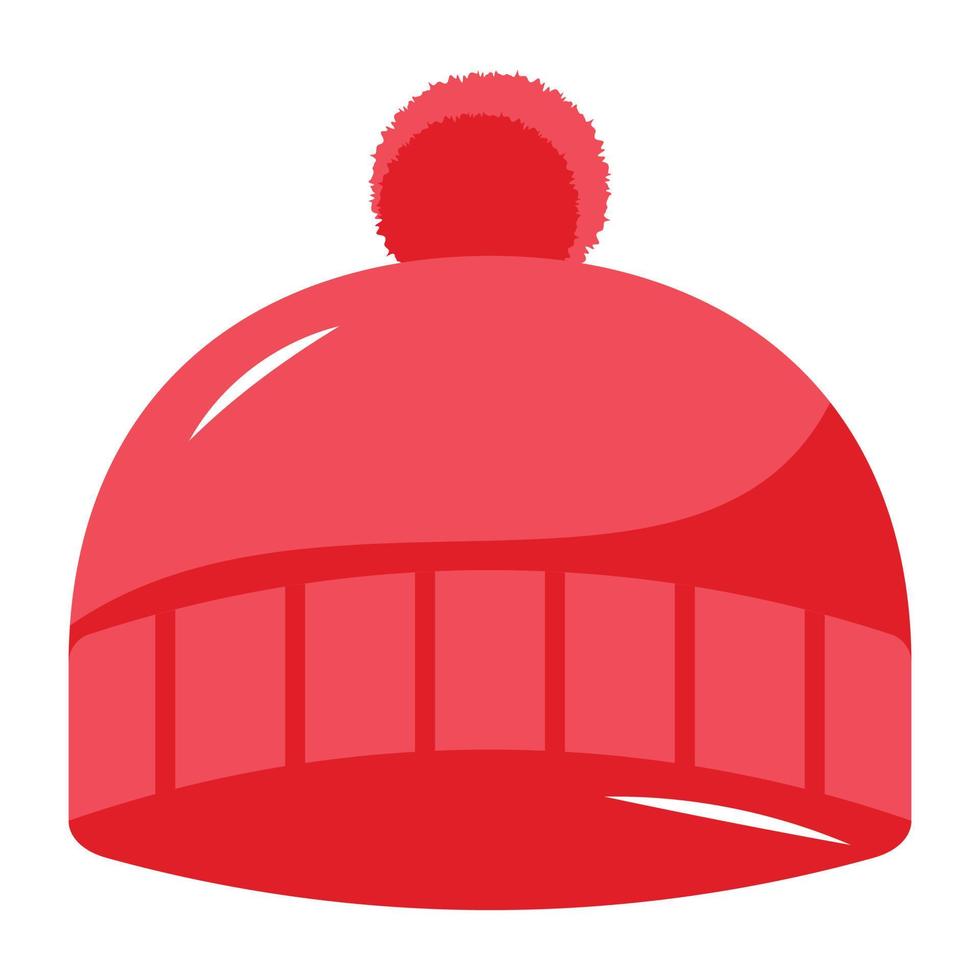 icono de gorra de fiesta en estilo plano vector