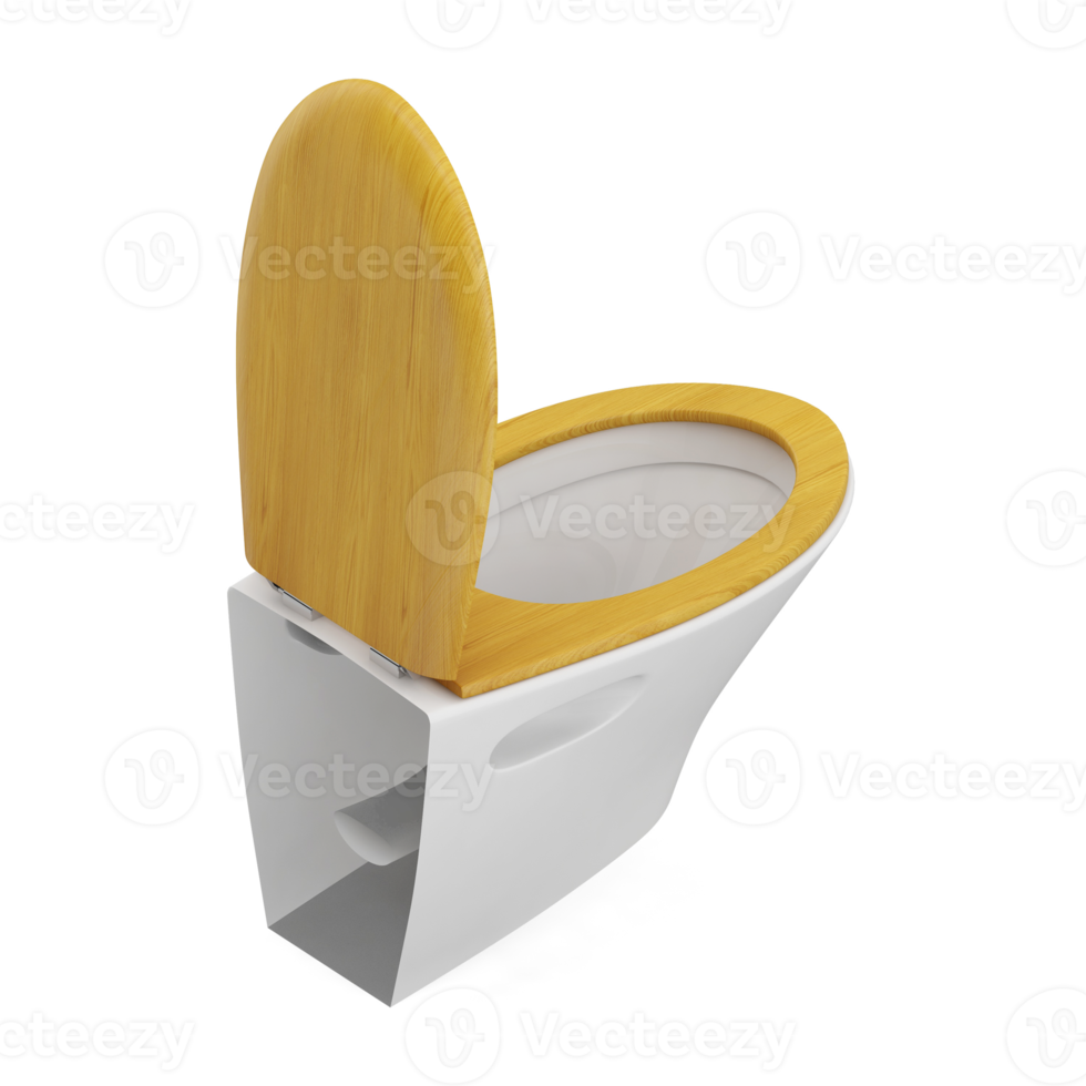 Isometric bathroom items 3D isolated render png