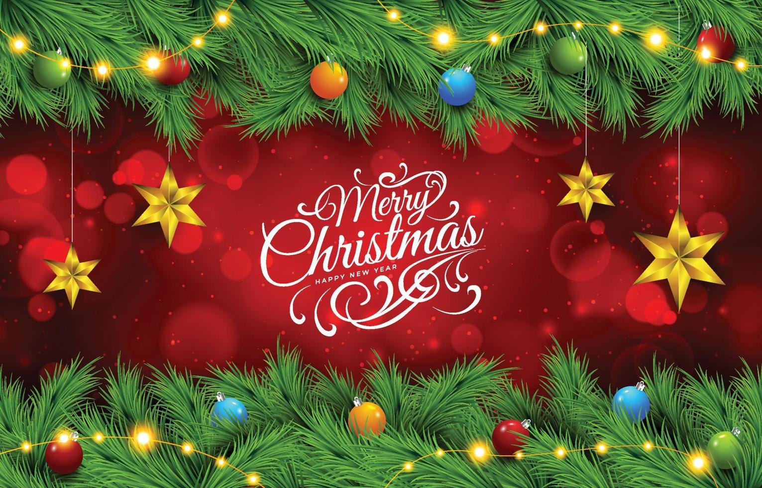 Merry Christmas Background vector