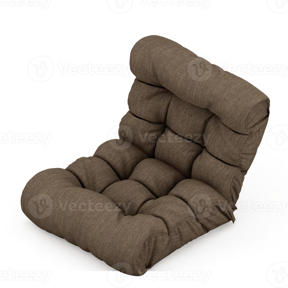 Isometric Armchair Isolated 3D render png