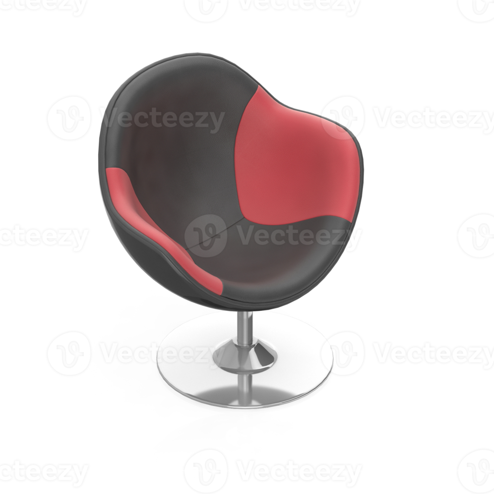 isometrisk stol 3d isolerat tolkning png