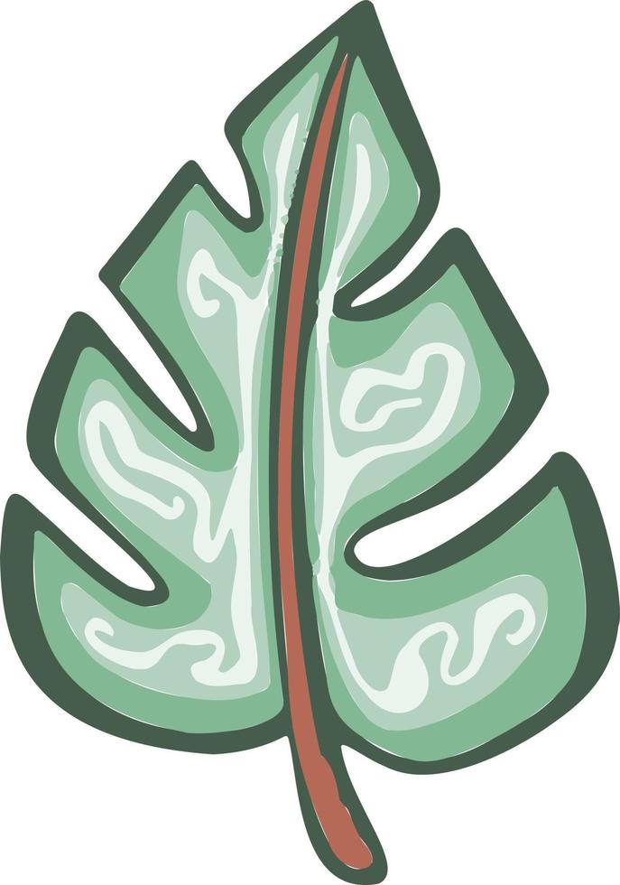 Green leaf symbol icon. Vector, vector