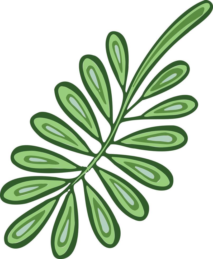 icono de hoja de símbolo verde de planta. vector, vector
