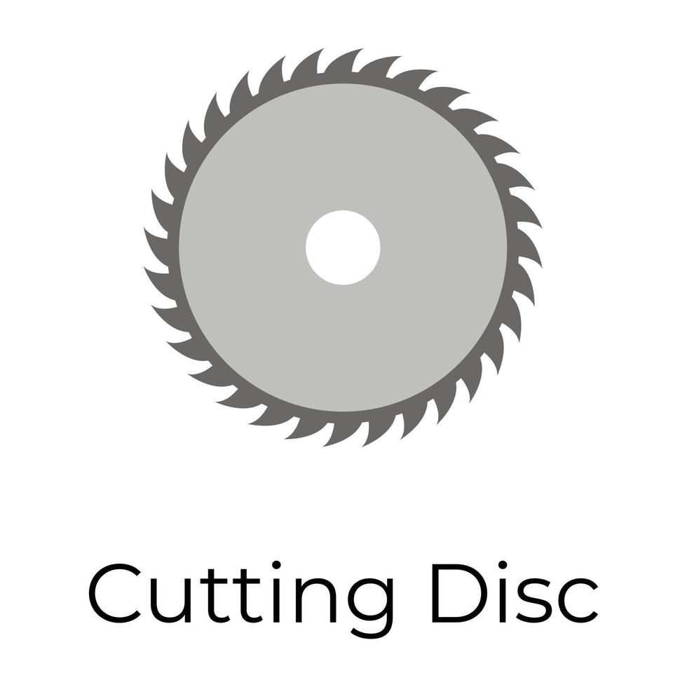 Trendy Cutting Disc vector