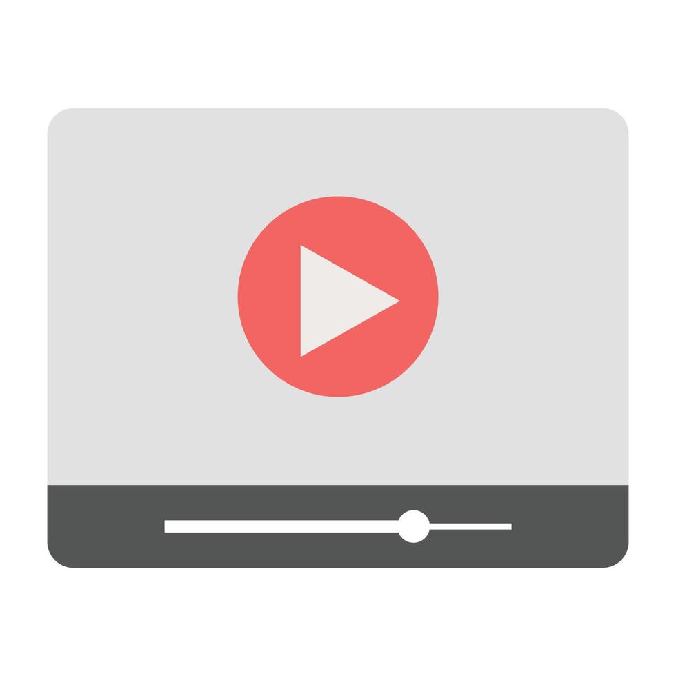 Trendy Video Tutorial vector