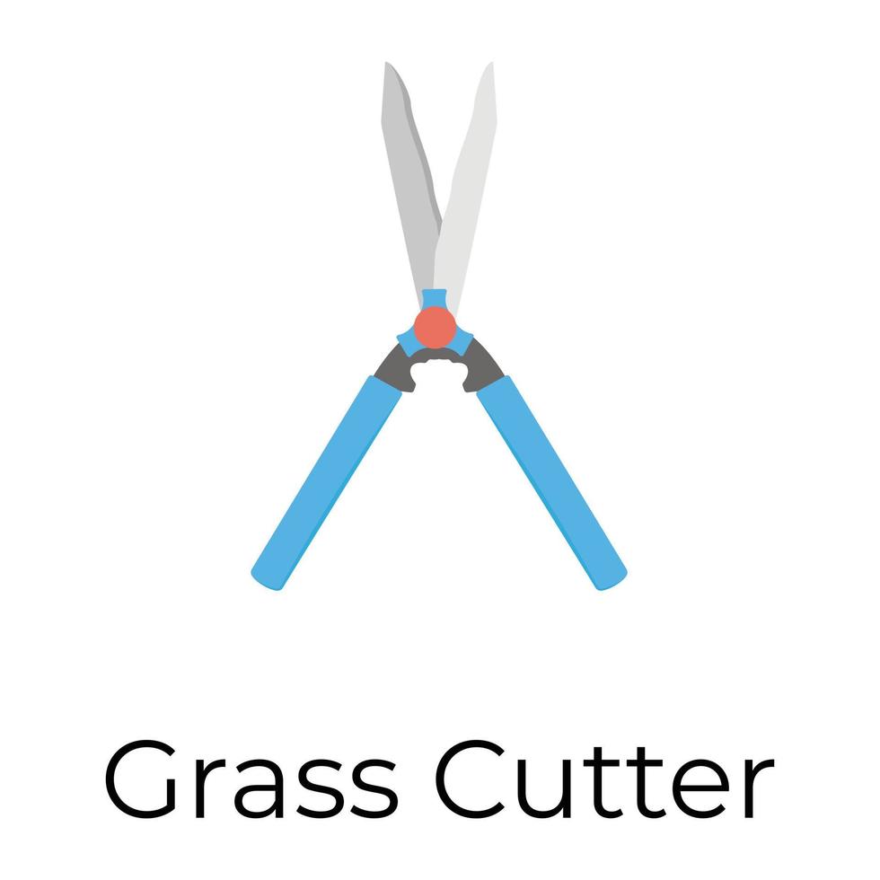 Trendy Grass Cutter vector