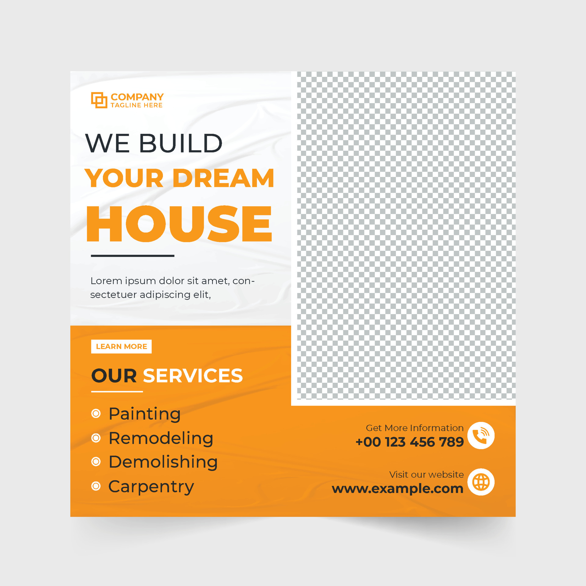 modern-house-making-business-advertisement-poster-design-with-green-and