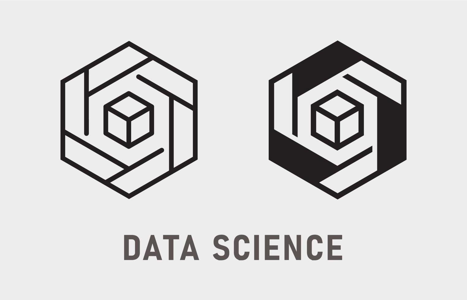 Data science icon on white background. Vector illustration. 14170038 ...