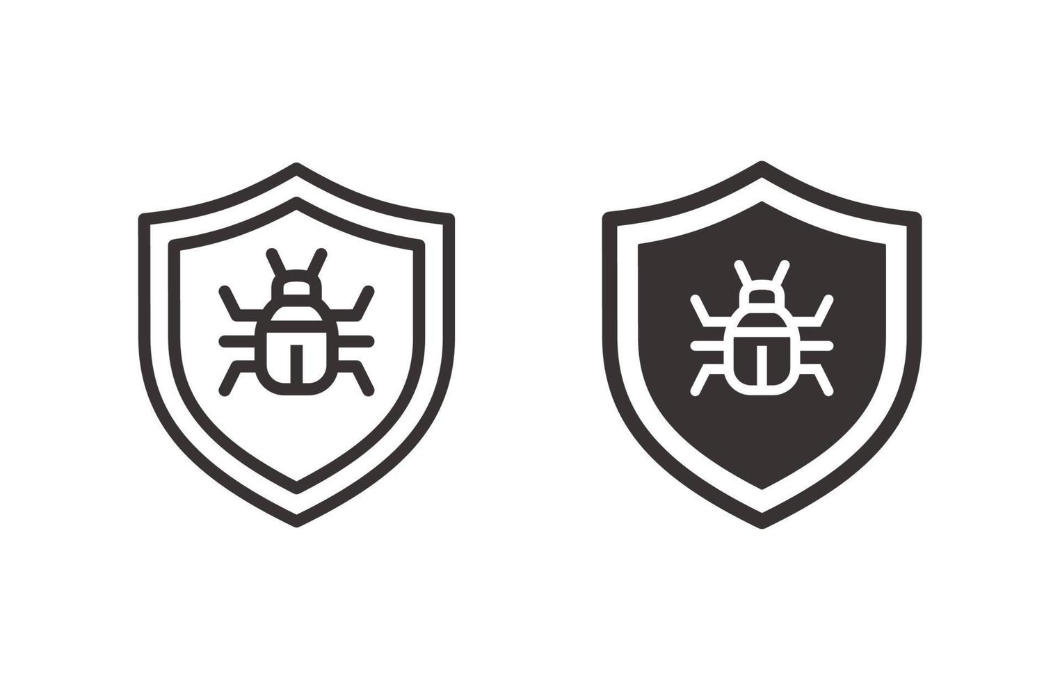 Antivirus icon on white background. Vector illustration.