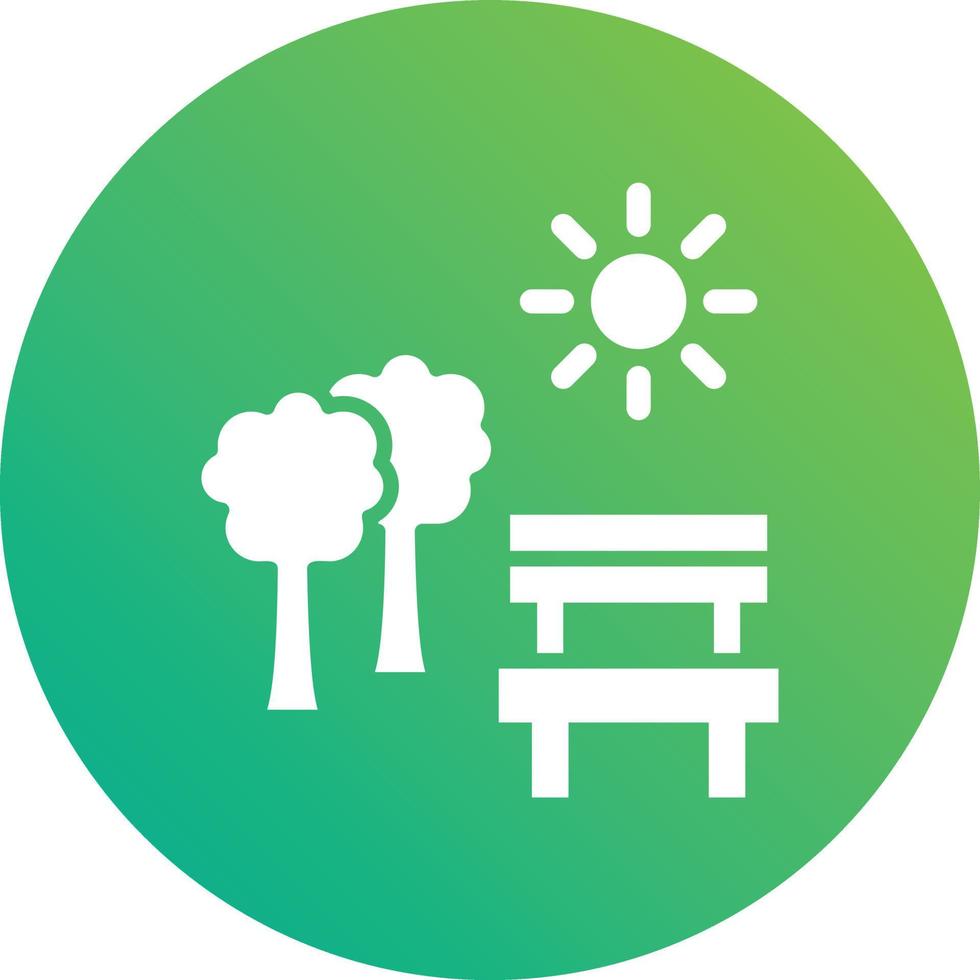 Park Vector Icon Design Illustration