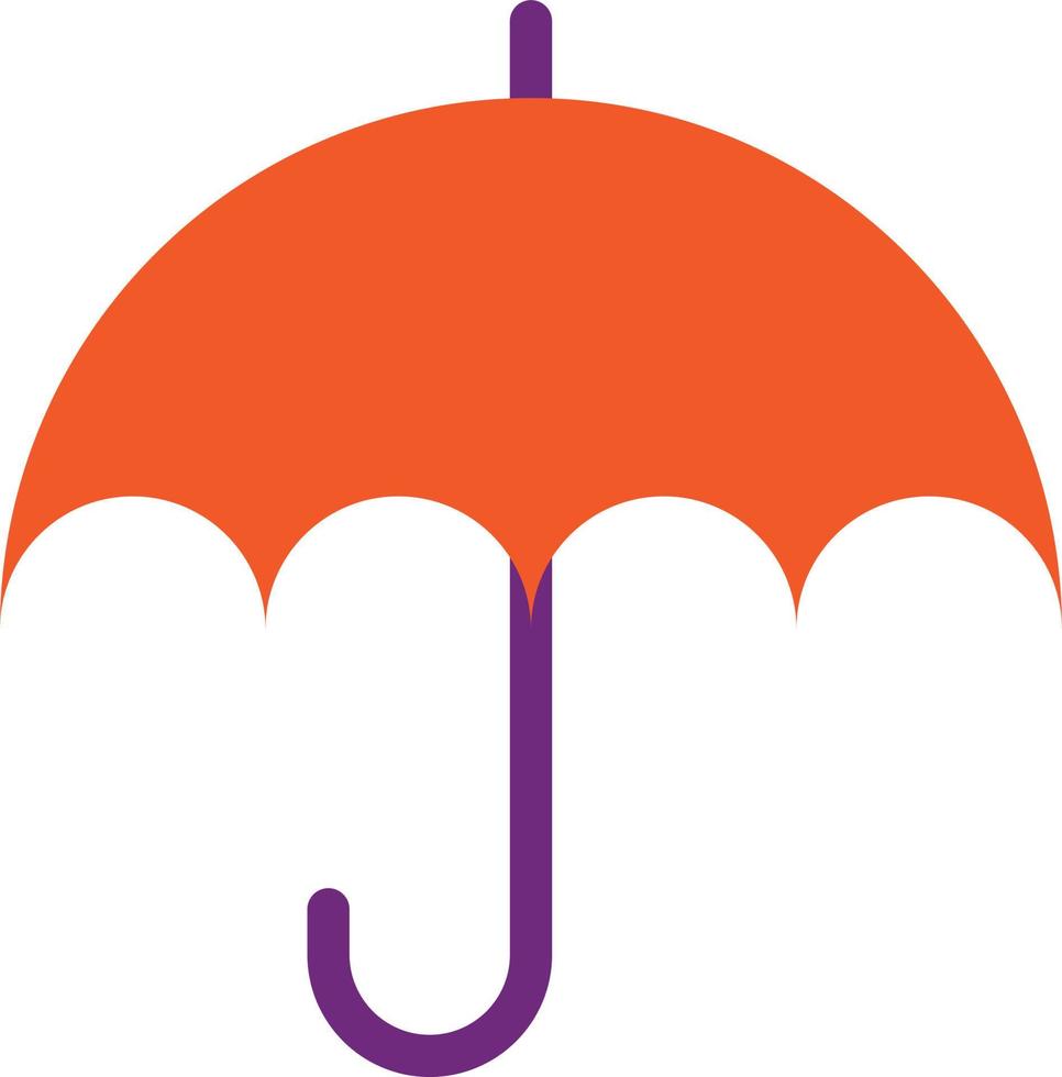 Umbrella Vector Icon Design Illustration