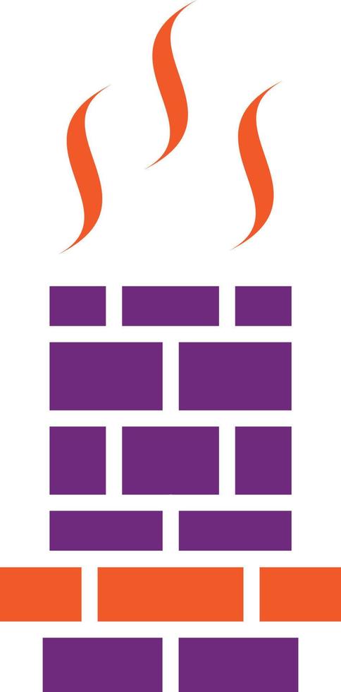Chimney Vector Icon Design Illustration