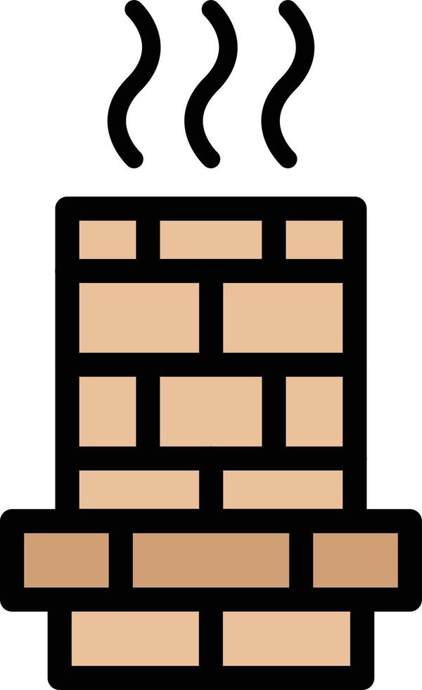 Chimney Vector Icon Design Illustration