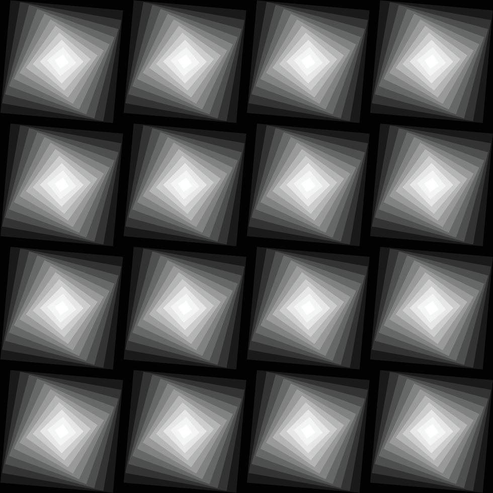 seamless concentric squares optical pattern vector