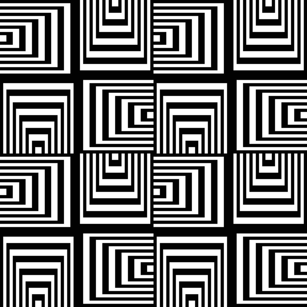 black white abstract seamless geometric background pattern vector