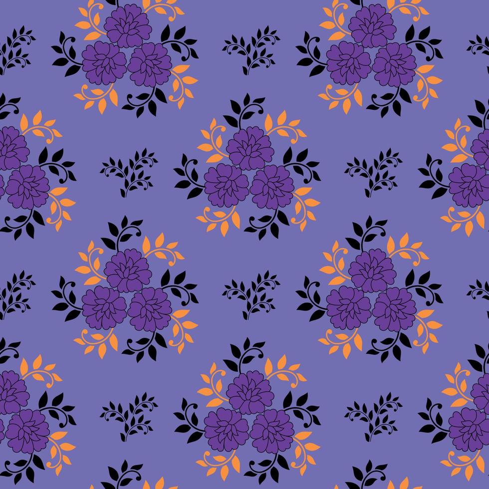 Seamless floral pattern with tropical flowers, watercolor. Vector illustration. ready for print. pattern design.