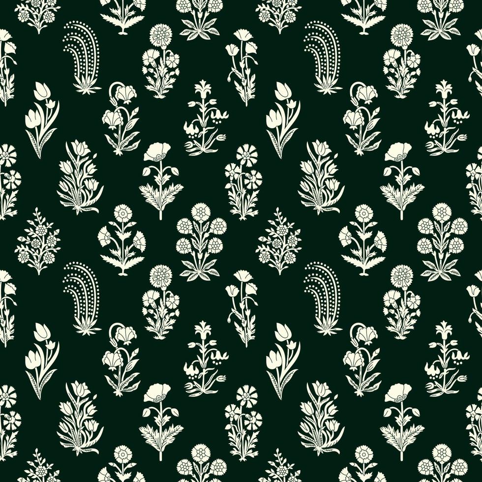 Seamless floral pattern with tropical flowers, watercolor. Vector illustration. ready for print. pattern design.