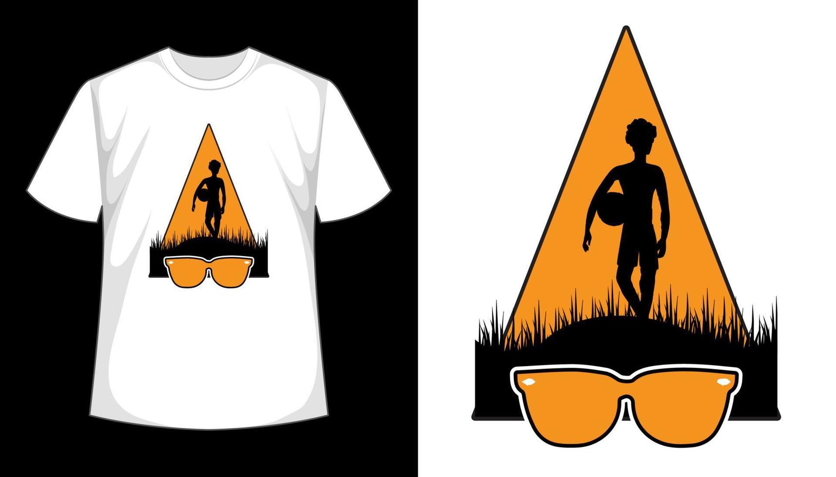 Summer vector T shirt design