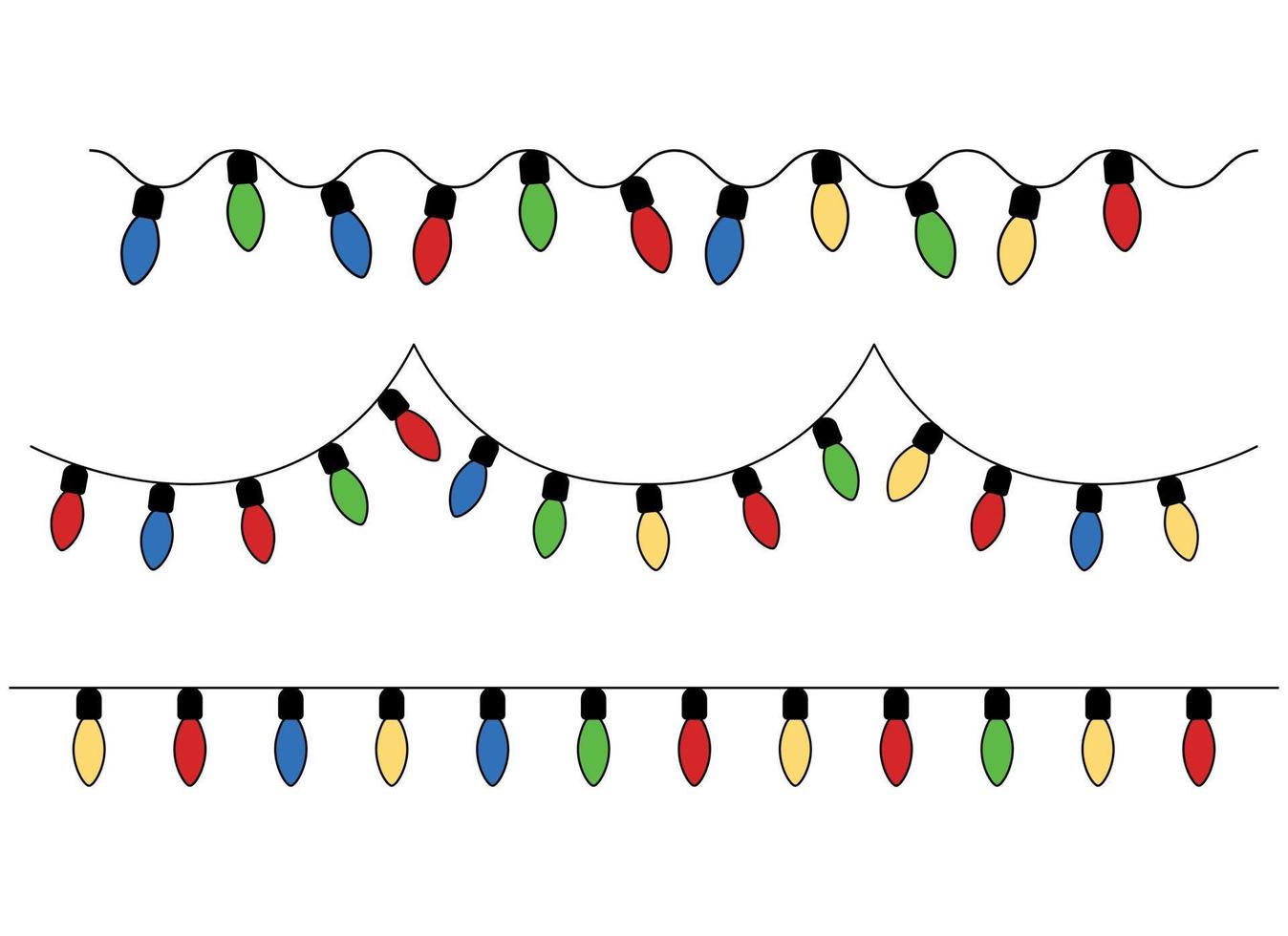 Christmas decorations vector design illustration isolated on transparent background