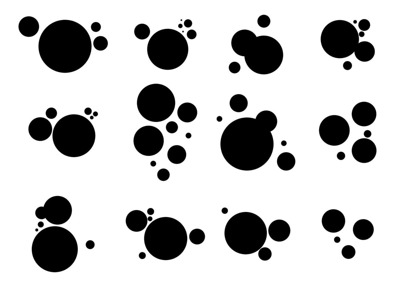 ilustración de diseño de vector de burbuja de jabón aislado sobre fondo blanco