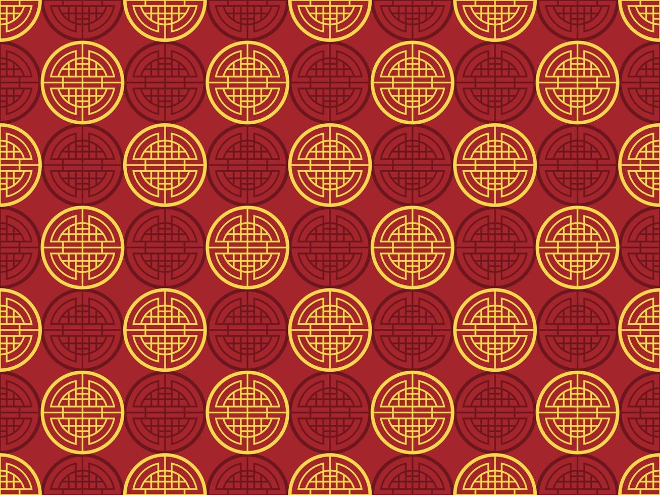 chinese new year traditional background zodiac japanese vector pattern seamless rich red lunar cny