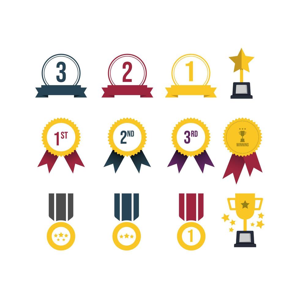 Vector award elements. Vector infographic icons vector