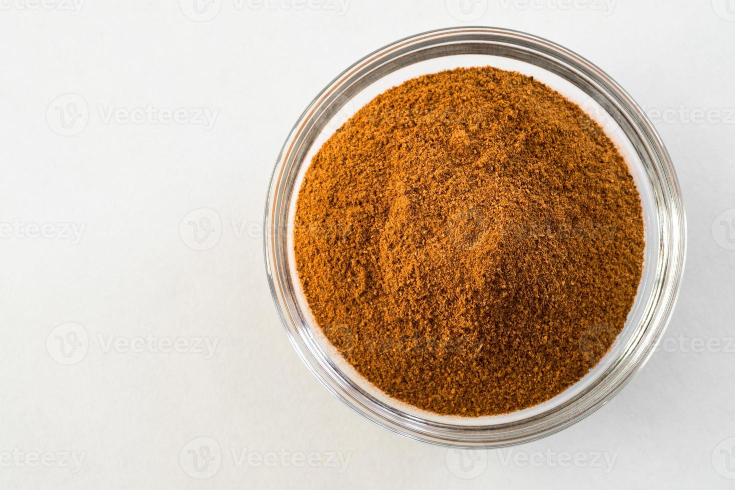 Ground Cinnamon in a Bowl photo