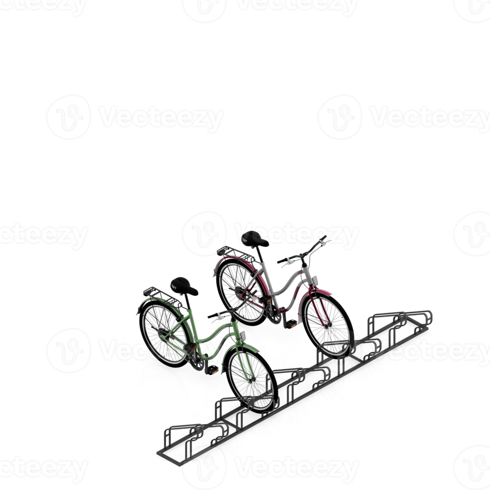 isometrische fiets 3d geven png