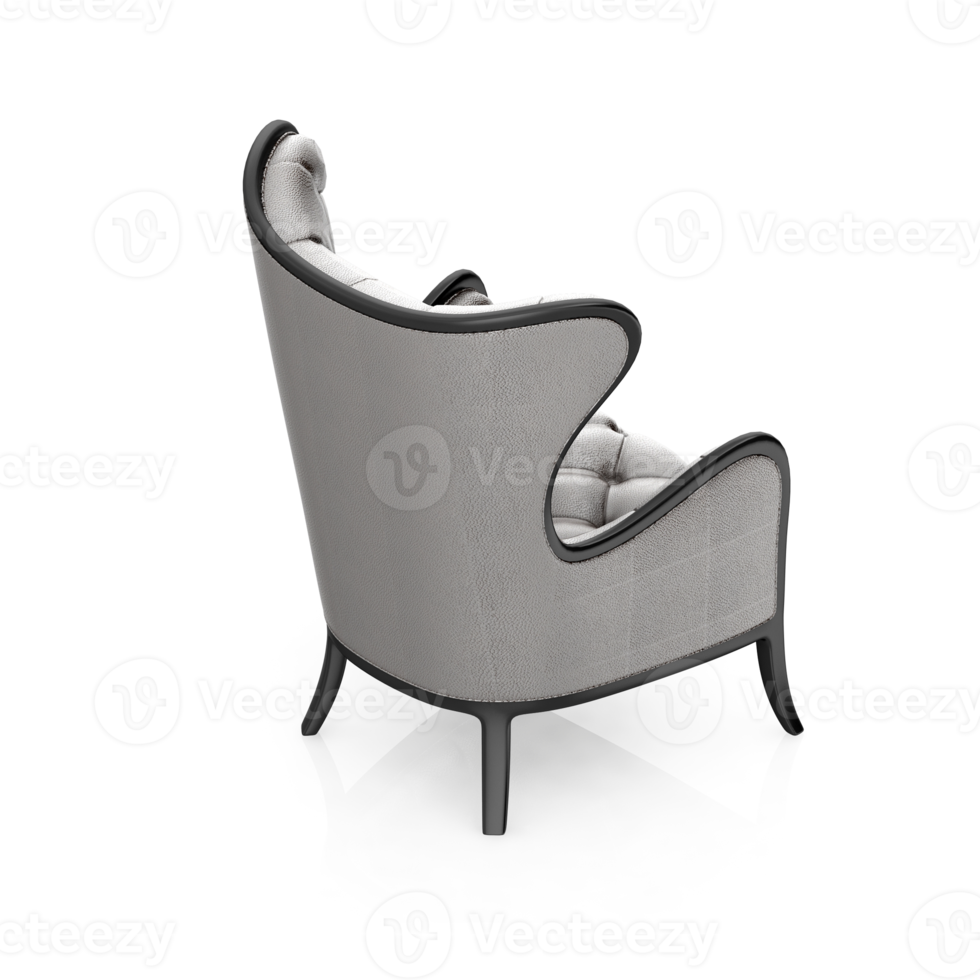 Isometric Armchair Isolated 3D render png