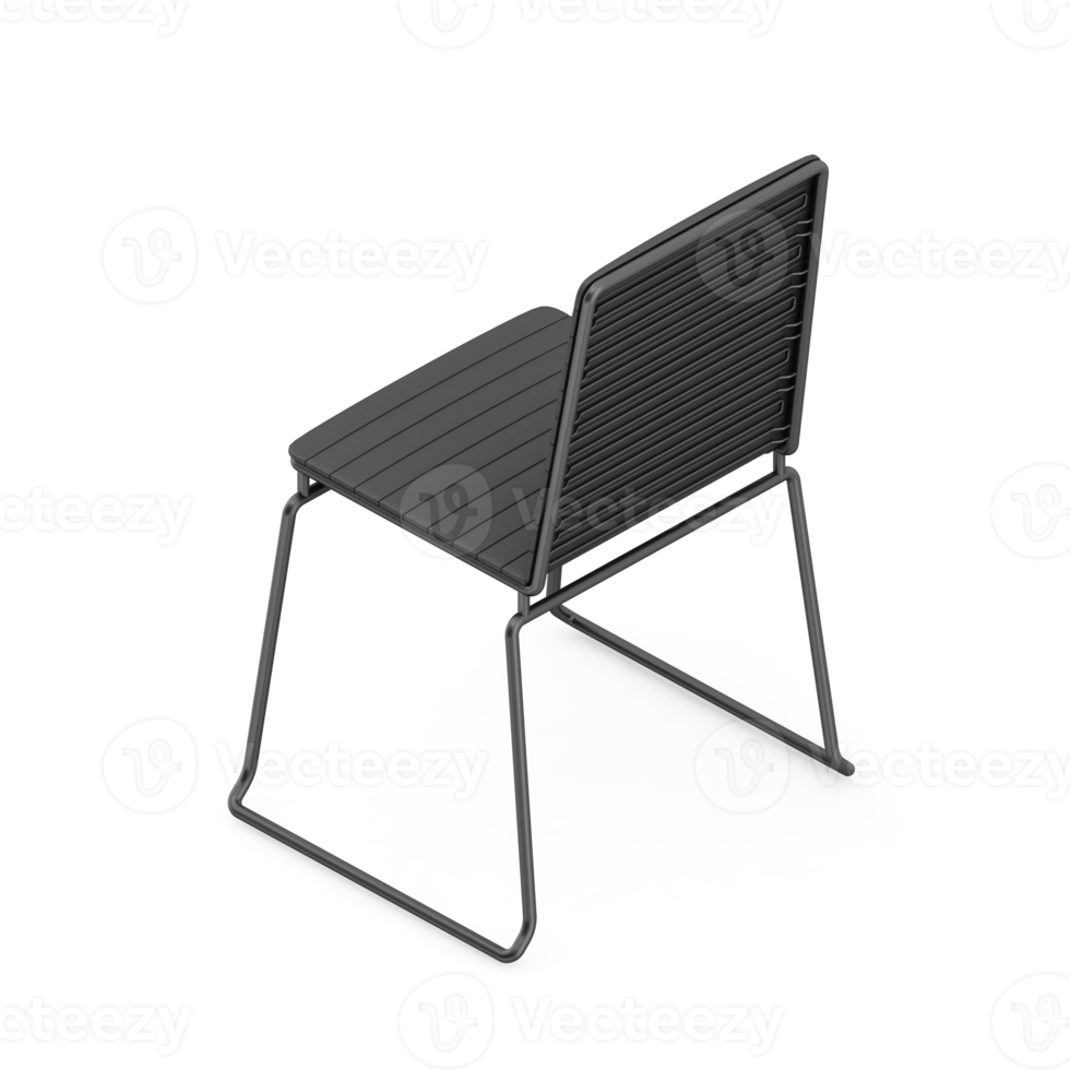 Isometric Chair 3D isolated rendering png