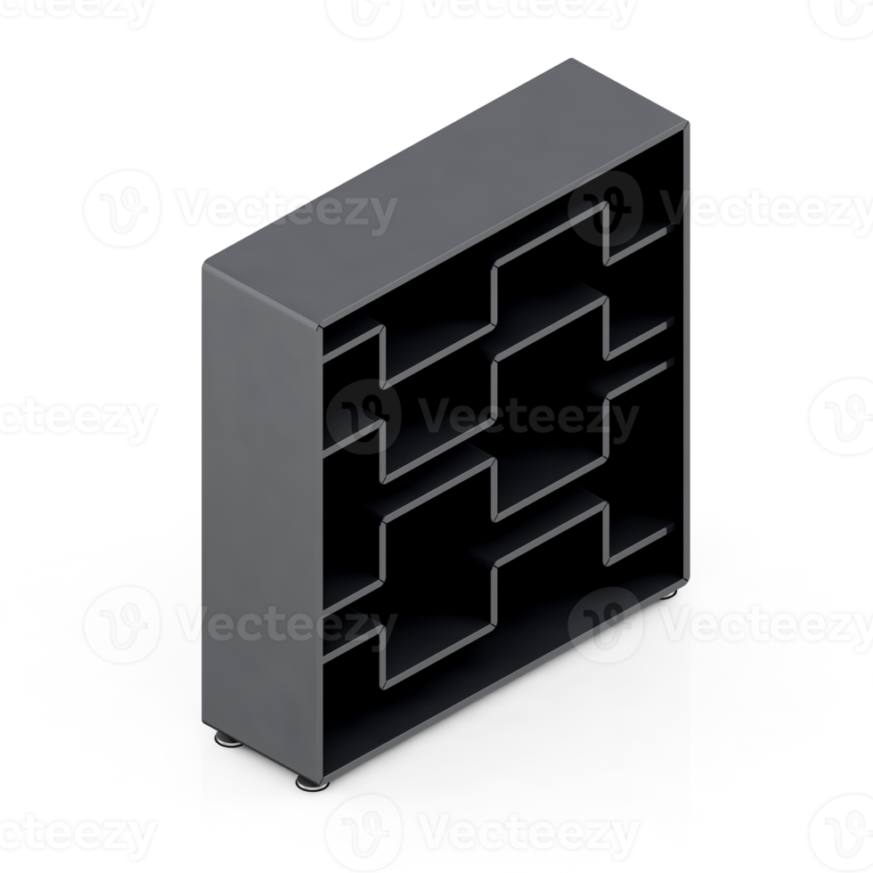 Isometric Cabinet 3D render png