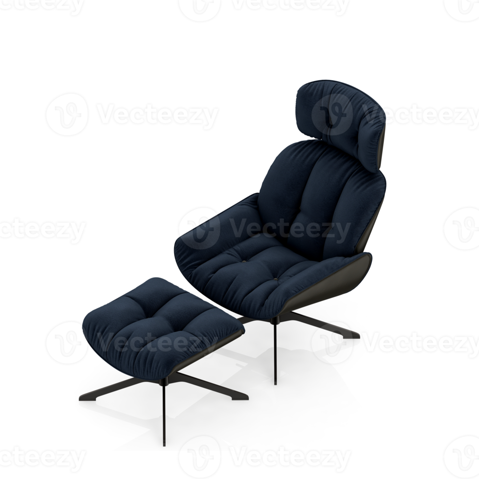 Isometric Armchair Isolated 3D render png