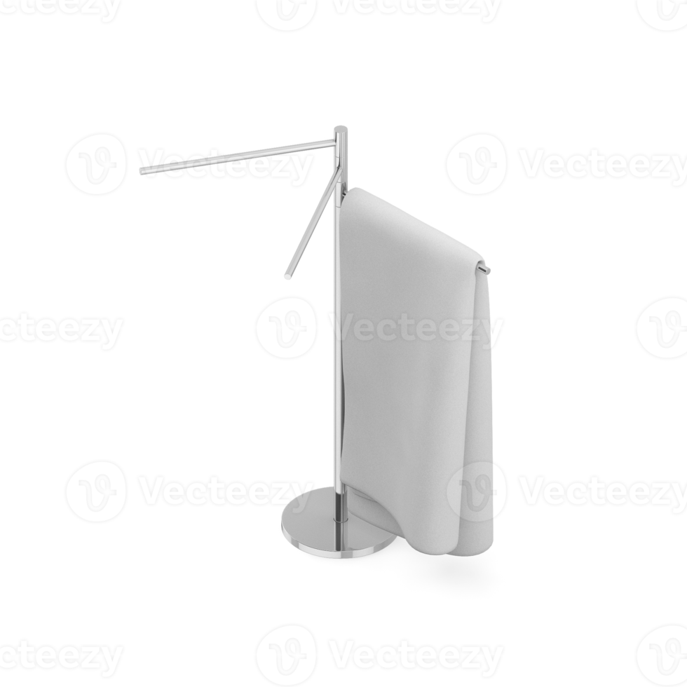 Isometric bathroom items 3D isolated render png
