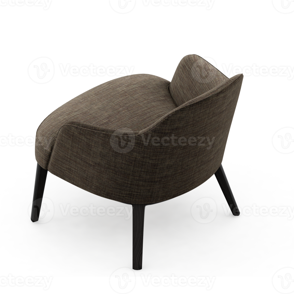 Isometric Armchair Isolated 3D render png
