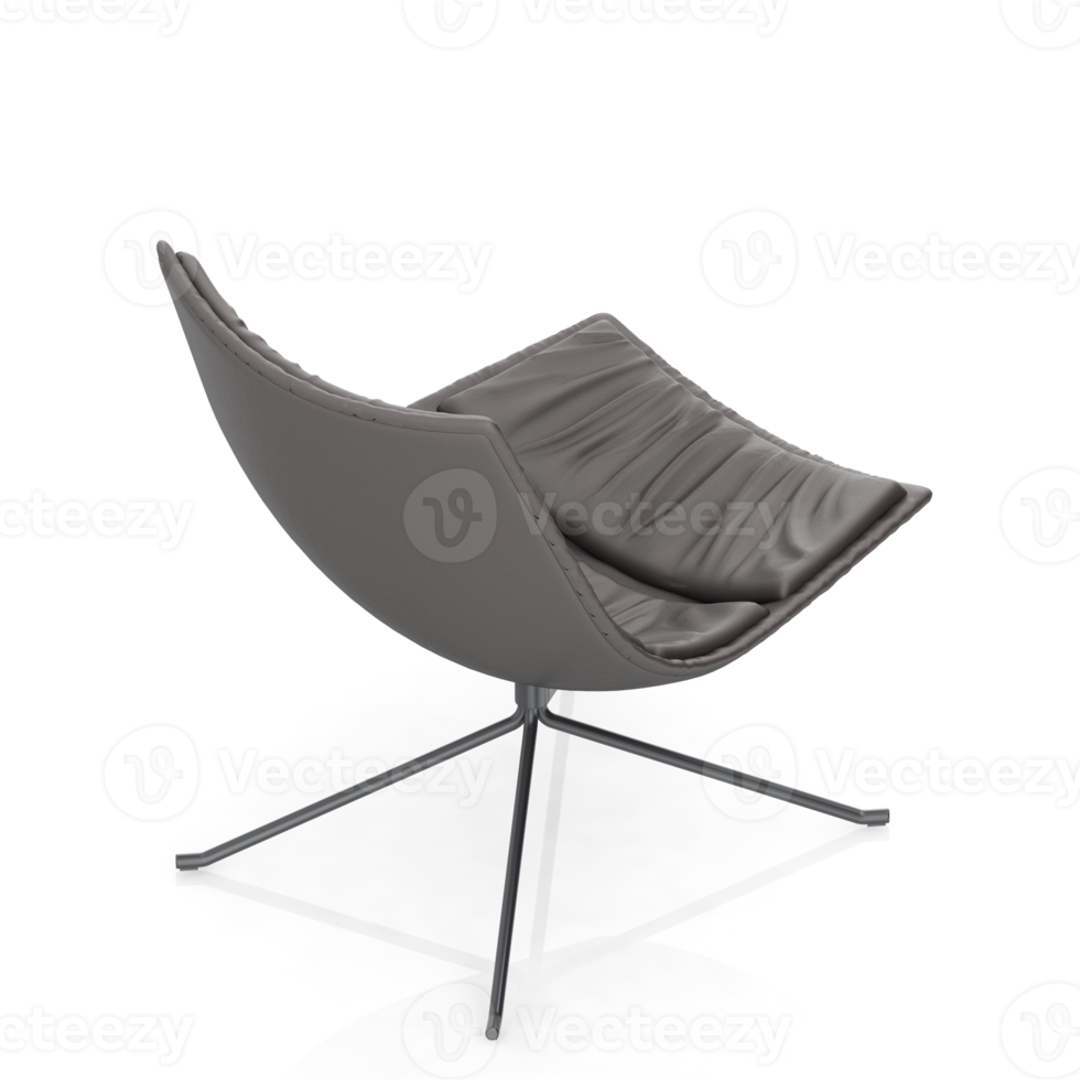 Isometric Chair 3D isolated rendering png