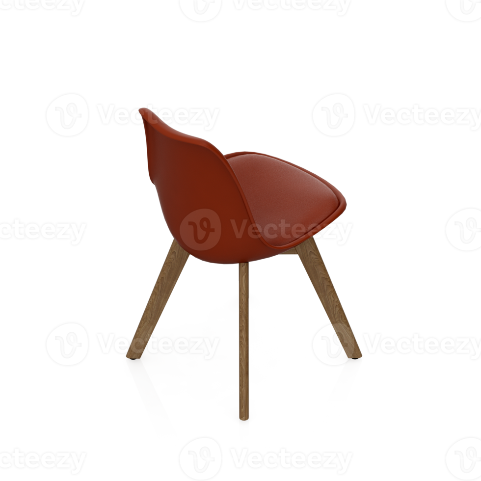 Isometric Chair 3D isolated rendering png