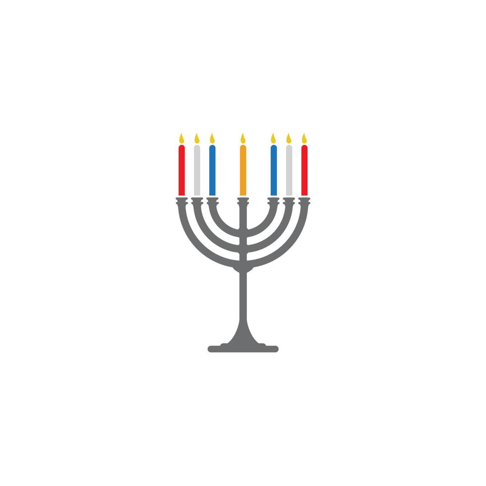 feliz diseño de icono de vector de hanukkah