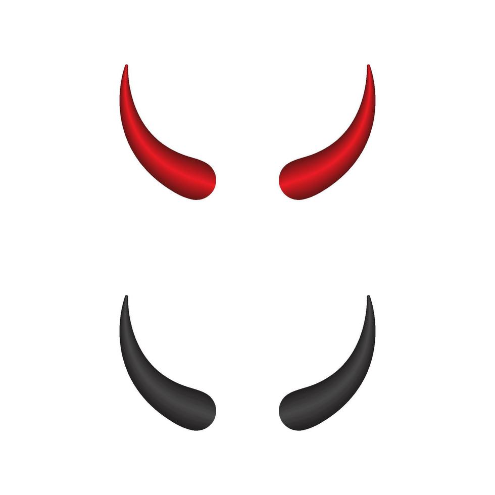 Devil horn Vector icon design