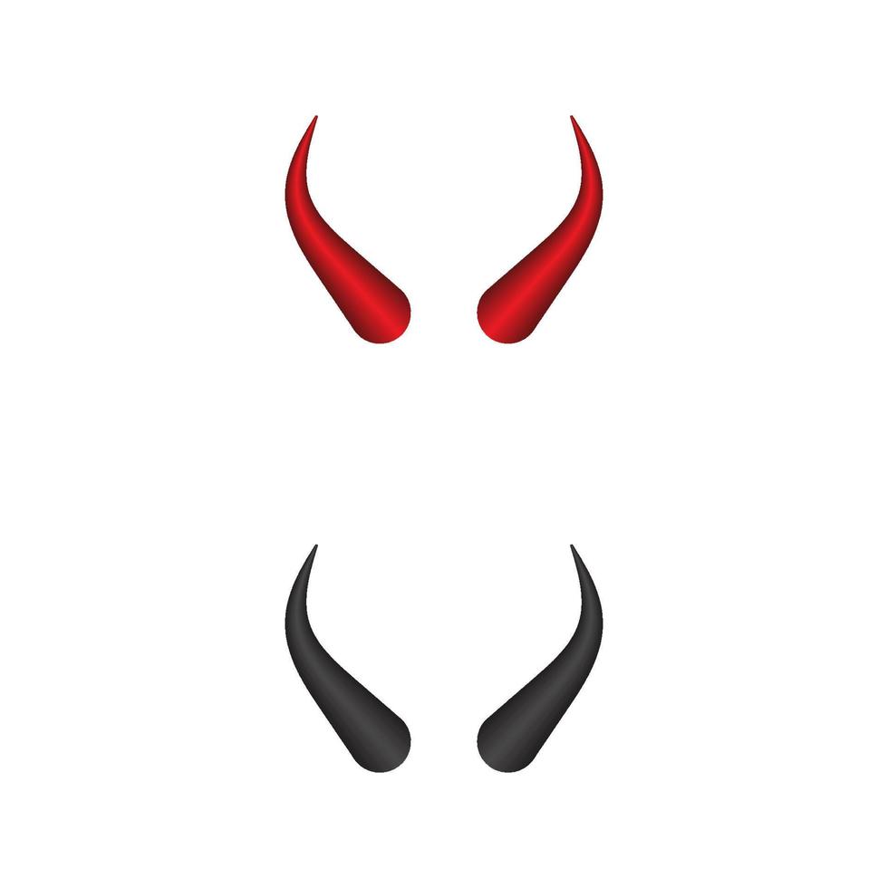 Devil horn Vector icon design