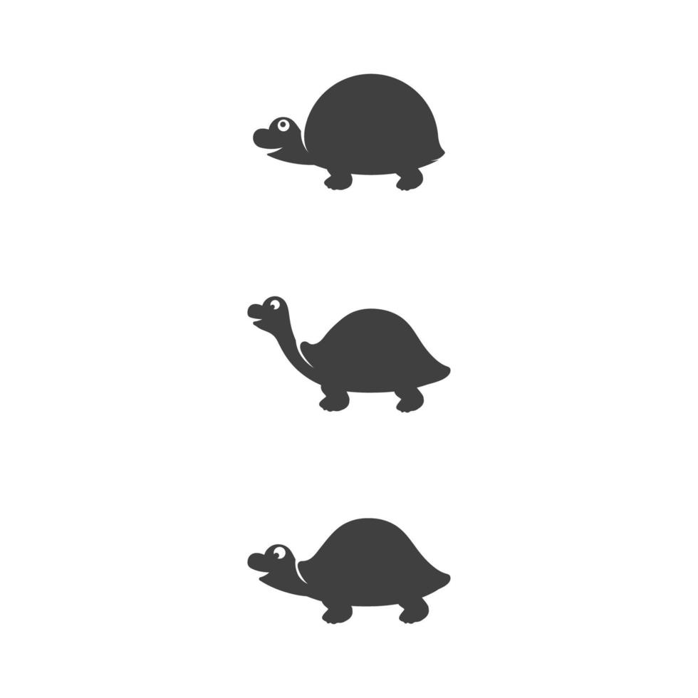 Turtle animal cartoon icon vector