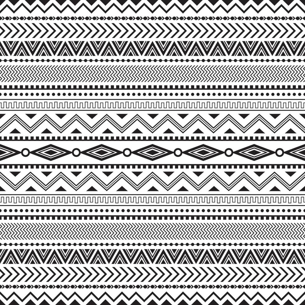 Tribal seamless pattern geometric seamless vector